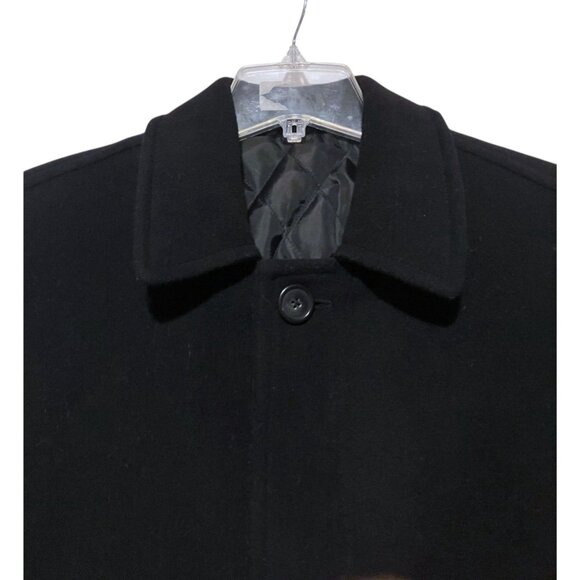 Y2K Lauren Ralph Lauren Coat 42R Single Breasted Wool Cashmere Quilted Insulated - Picture 2 of 13